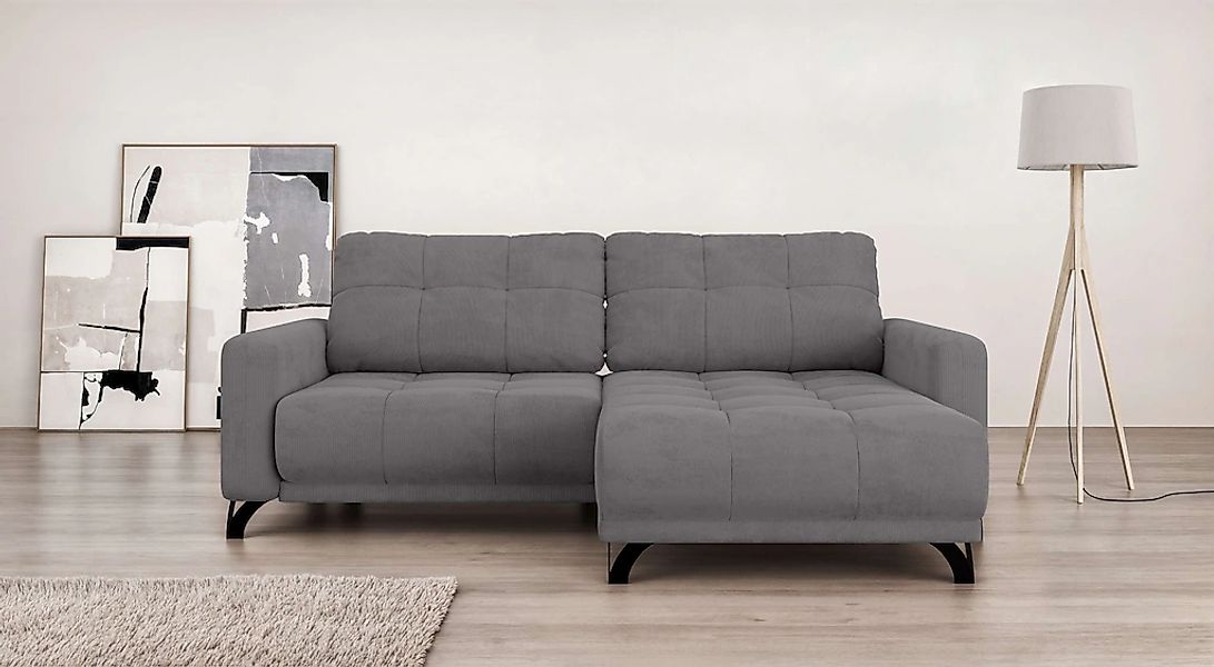 Home affaire Ecksofa "FAIRVIEW mit verstellbaren Rückenlehne, Maße B/T/H: 2 günstig online kaufen