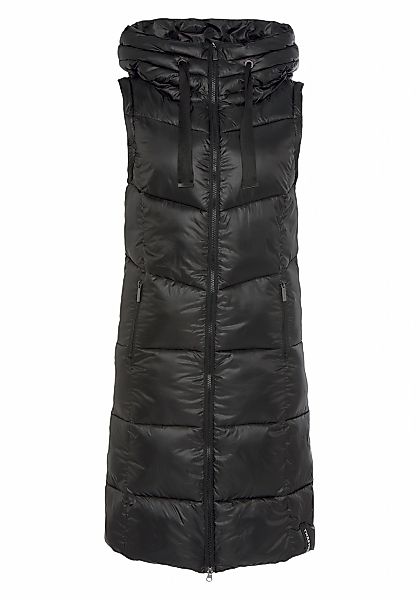 Tamaris Steppmantel mit Kapuze und abnehmbaren Ärmeln - tragbar als Weste günstig online kaufen