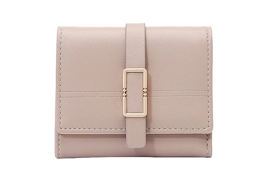 Mutig Geldbörse Geldbörse für Damen Mittelgroß, Geldbeutel Weich Kurz (Drei günstig online kaufen