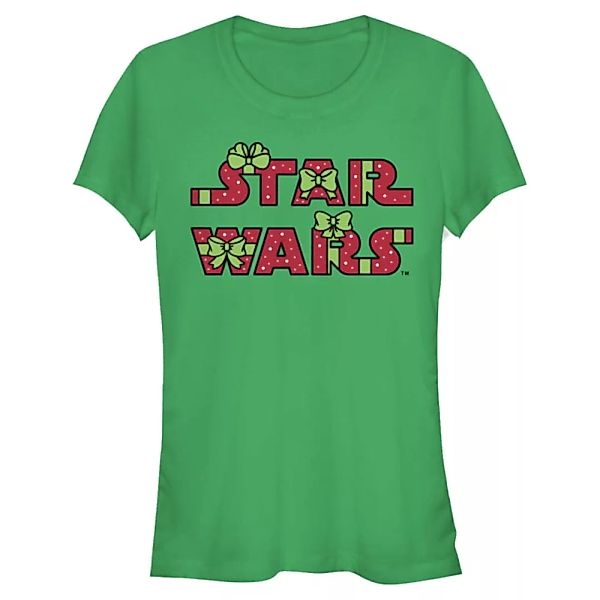 Star Wars - Logo Gift Exchange Sleeve - Weihnachten - Frauen T-Shirt günstig online kaufen