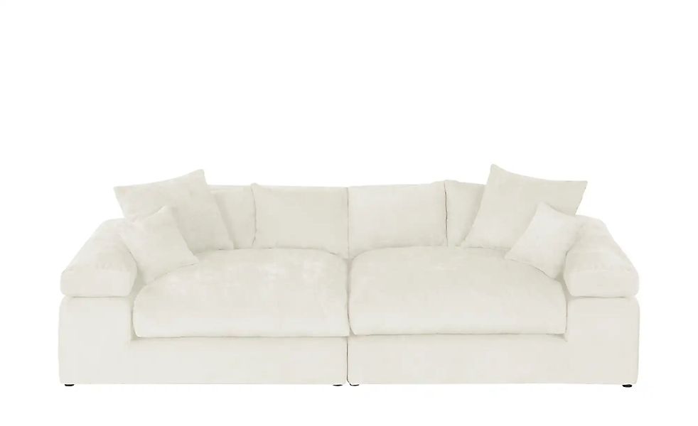 smart Big Sofa im modernem Cord Lianea ¦ creme ¦ Maße (cm): B: 260 H: 86 T: günstig online kaufen