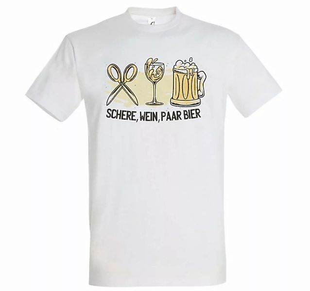 Youth Designz T-Shirt Schere, Wein, Paar Bier Herren Shirt mit trendigem Fr günstig online kaufen