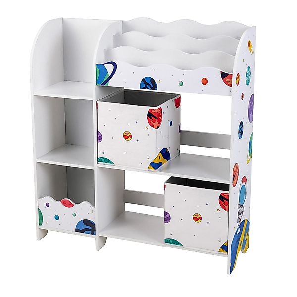 COSTWAY Bücherregal, Kinder, Spielzeugregal mit 5 günstig online kaufen