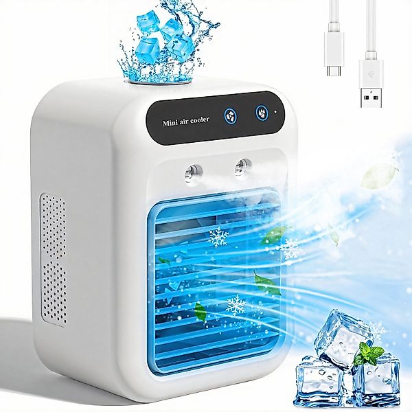 RWEUOQ Ventilatorkombigerät Ventilatorkombigerät Tragbarer Luftkühler Klima günstig online kaufen
