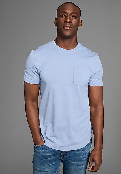 Bruno Banani Longshirt mit abgerundetem Saum günstig online kaufen