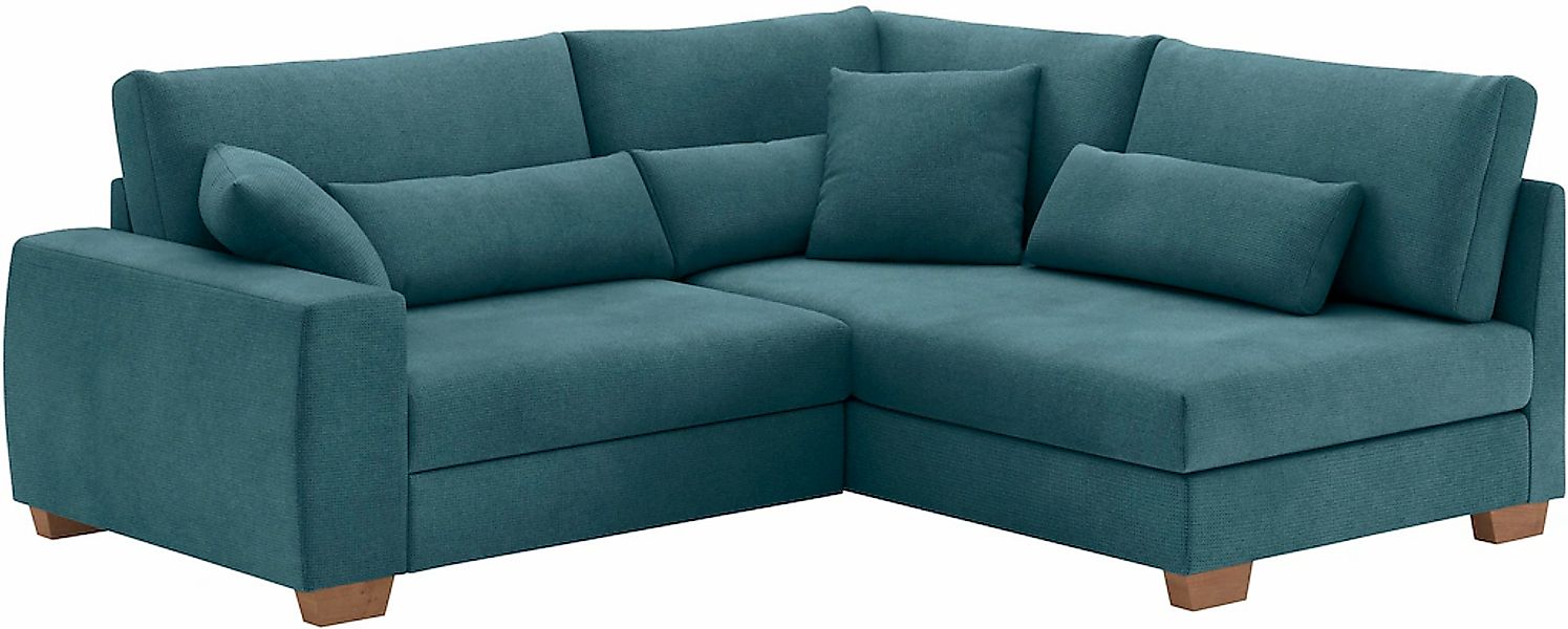 Mr. Couch Ecksofa "Hilla L-Form, bis 140 kg belastbar", mit Taschenfederker günstig online kaufen