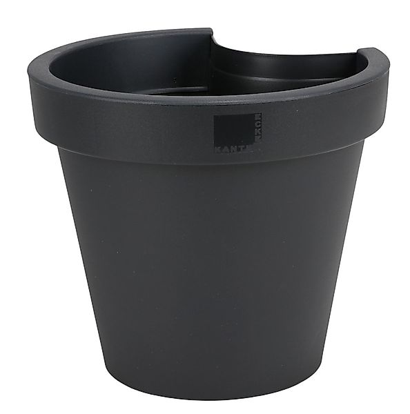 Jelenia Plast Pflanzkübel Regenrohr-Pflanztopf schwarz Fallrohr günstig online kaufen
