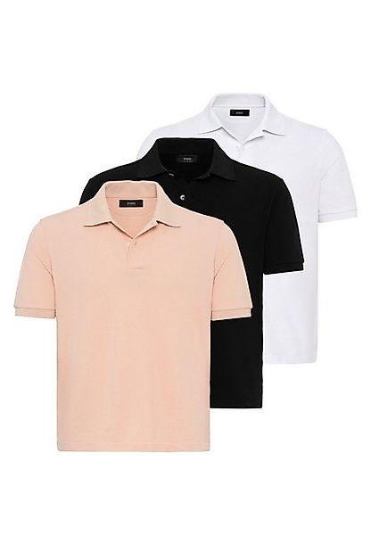 Antioch  Hemdbluse Gianpietro 3 Pack Regular Fit Polo Shirt günstig online kaufen