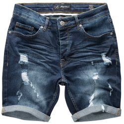 Amaci&Sons Jeansshorts SAN DIEGO Destroyed Jeans günstig online kaufen