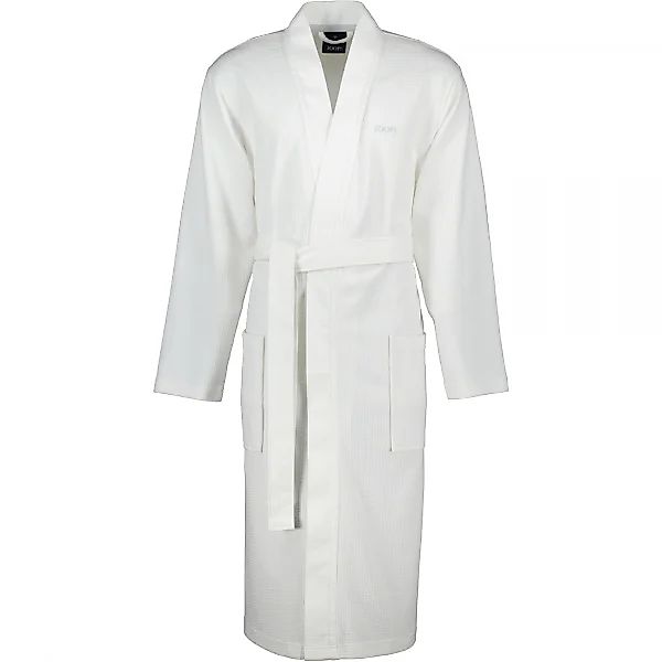 JOOP Herren Bademantel Kimono Pique 1656 - Farbe: Weiß - 600 - XL günstig online kaufen