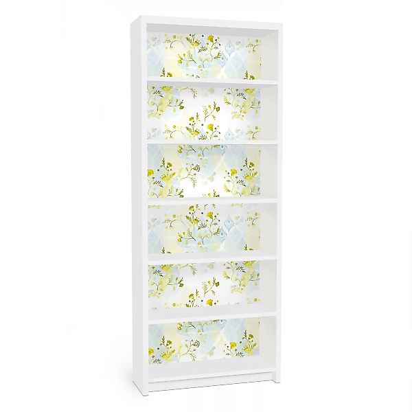 Möbelfolie für IKEA Billy Regal Oase Blumenmuster günstig online kaufen