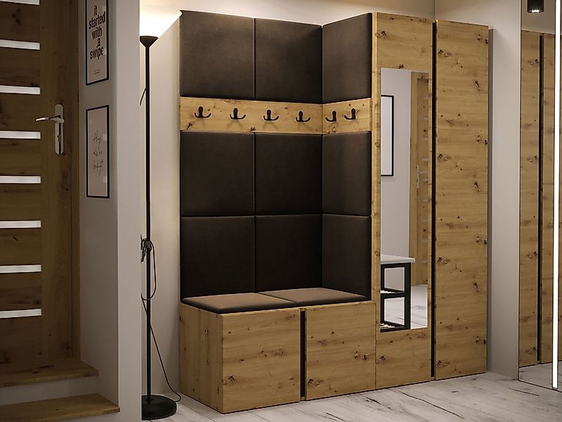 MIRJAN24 Garderoben-Set Orion XII, (Komplett-Set, Schrank, Schrank mit Spie günstig online kaufen