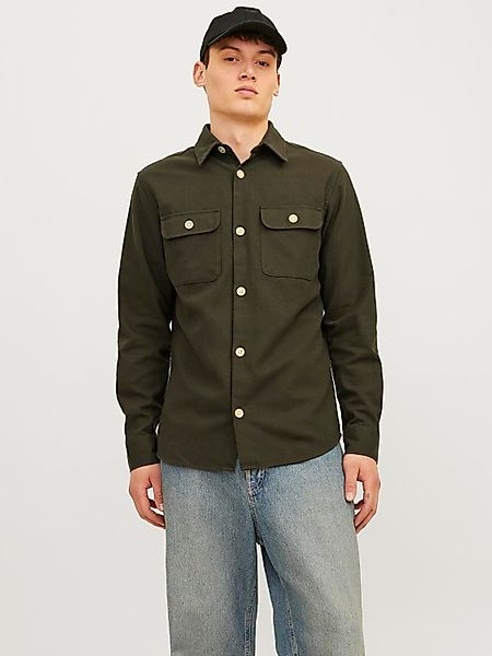 Jack & Jones Langarmhemd JJEDARREN OVERSHIRT günstig online kaufen