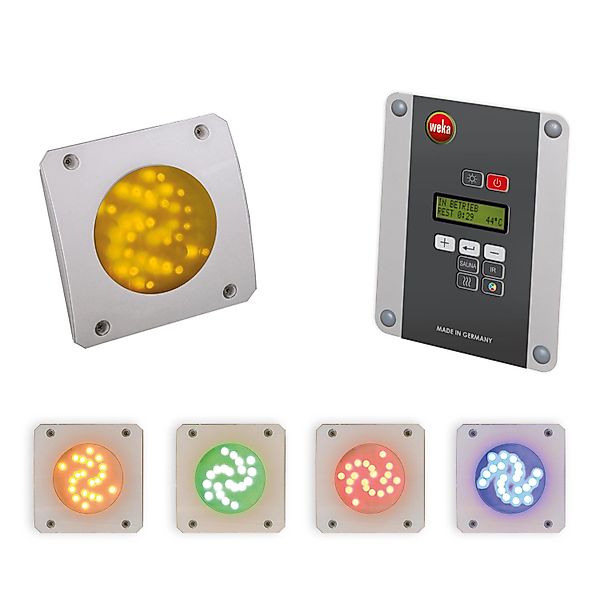 weka LED Deckenleuchte ""Farblichtanwendung Set A" für Saunen" LED-Modul bl günstig online kaufen