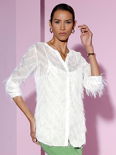 creation L Klassische Bluse Langarmbluse günstig online kaufen