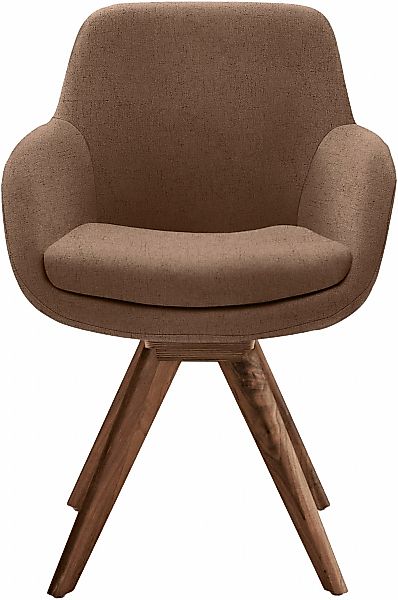 Musterring Esszimmerstuhl "Tavia" (Set) 2 Stk.Stativgestell Wildnussbaum, D günstig online kaufen