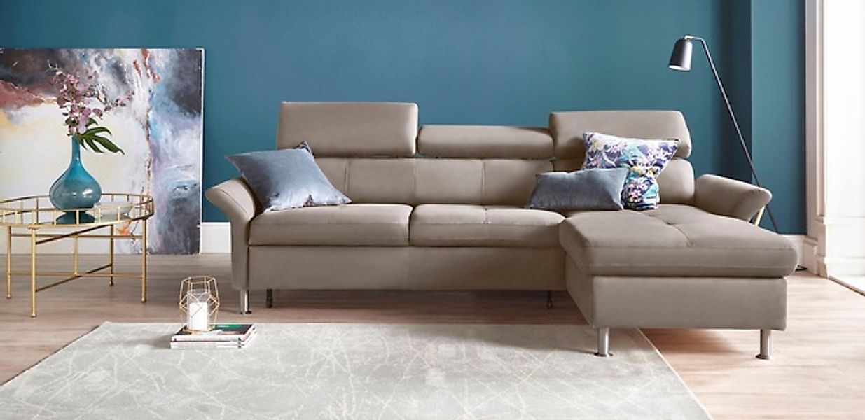 exxpo - sofa fashion Ecksofa »Maretto, bequem & komfortabel, bodenfrei, Bre günstig online kaufen