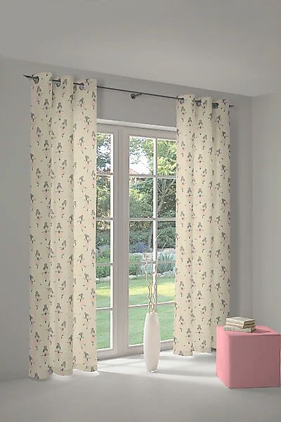 Adam Vorhang »Ballerina« Ösen 1 Stk. tlg. aus 100% Bio-Baumwolle günstig online kaufen