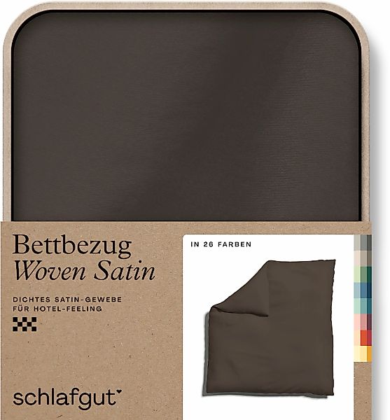 Schlafgut Bettbezug "Woven Satin" besonders dicht gewebt, Mix & Match: pass günstig online kaufen