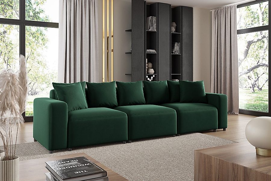 Fun Möbel 3-Sitzer Sofa Designersofa MEGAN günstig online kaufen