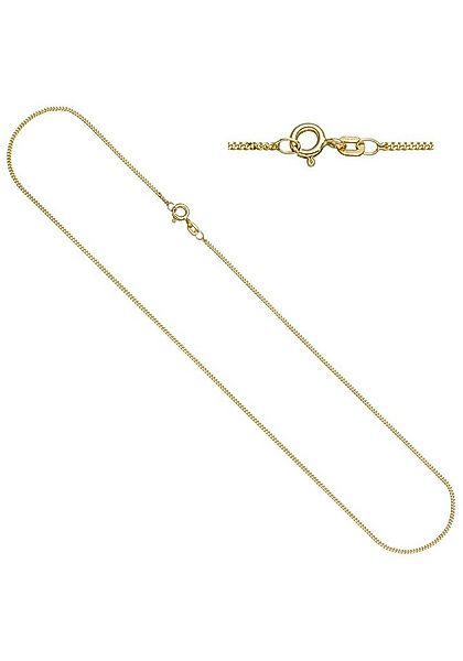 JOBO Kette ohne Anhänger, Panzerkette 925 Silber vergoldet 42 cm 1,3 mm günstig online kaufen
