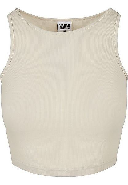 URBAN CLASSICS Tanktop Urban Classics Damen Ladies Cropped Rib Top (1-tlg) günstig online kaufen