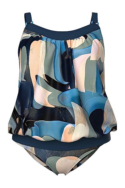 Ulla Popken Soft-BH Tankini Softcups Elastiksaum Zierring günstig online kaufen