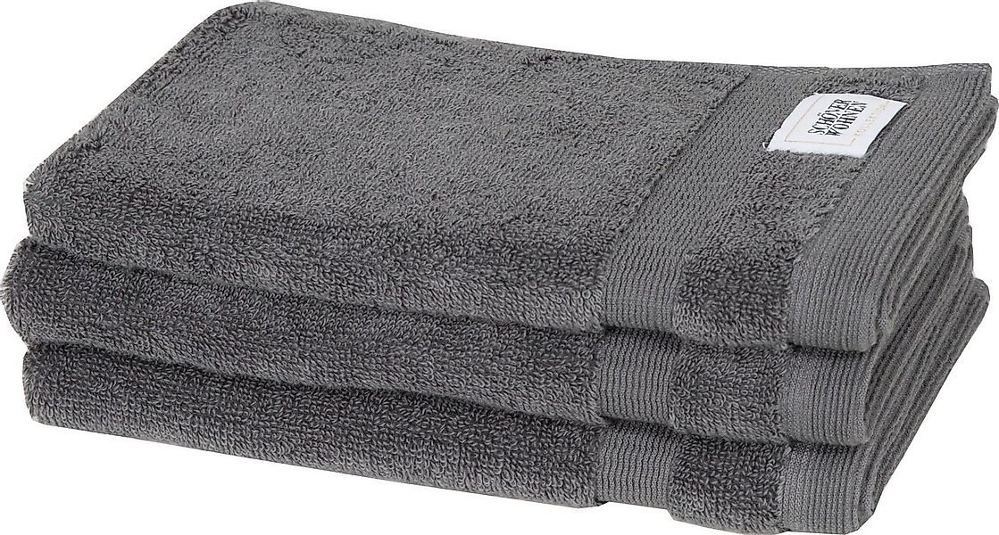 SCHÖNER WOHNEN-Kollektion Gästehandtuch Cuddly, Frotteevelours (3-St), schn günstig online kaufen
