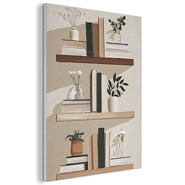 MuchoWow Gemälde Regale - Bücher - günstig online kaufen