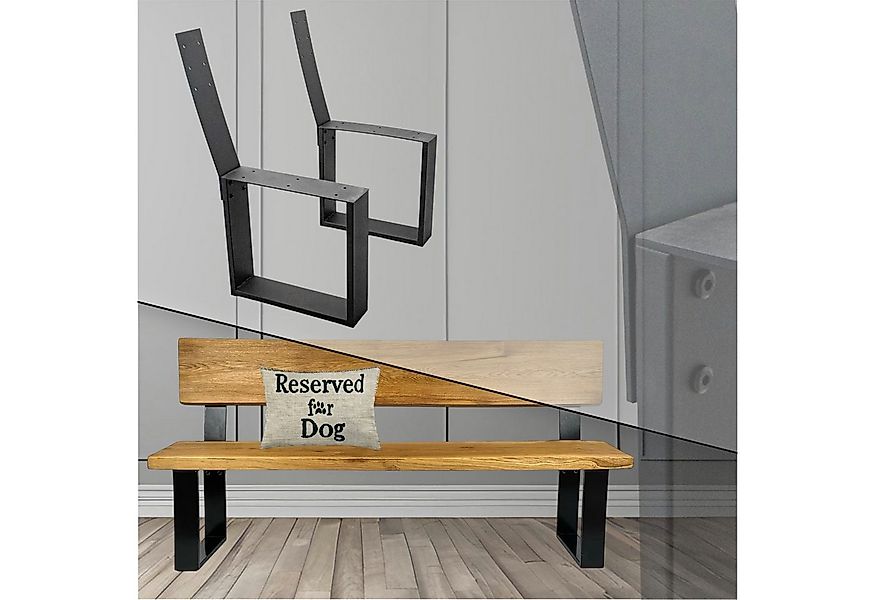 STADO Sitzbank Bankgestell Sitzbank Bankbeine Gartenbank Bankkufen Schwarz günstig online kaufen