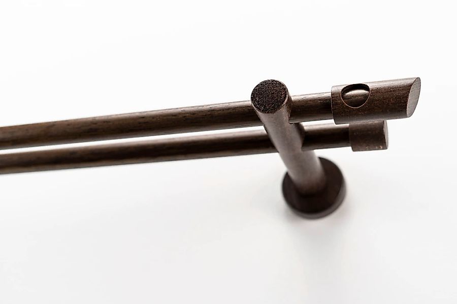 GARESA Gardinenstange "PILA" Ø 20 mm 2 läufig-läufig Wunschmaßlänge Vorhang günstig online kaufen