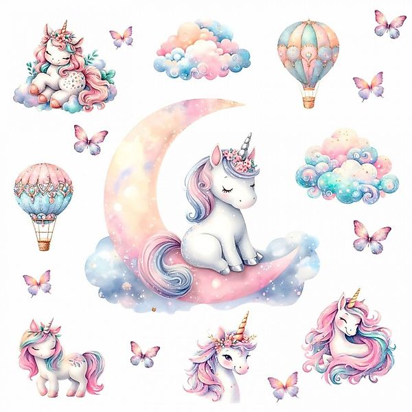 nikima Wandtattoo 264 Wandtattoo Einhorn auf günstig online kaufen
