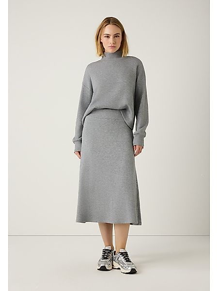 MORE&MORE A-Linien-Rock A-Linien-Sweatrock in Midilänge günstig online kaufen