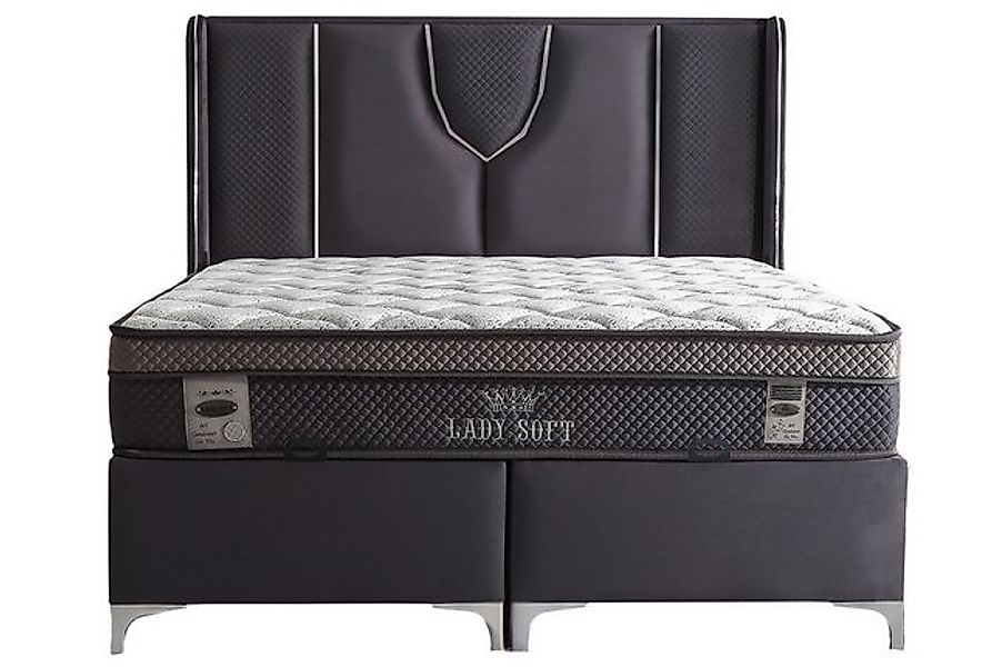 Villa Möbel Boxspringbett LadySoft, XXL-Bettkasten mit Gasdruckfedern  mühe günstig online kaufen