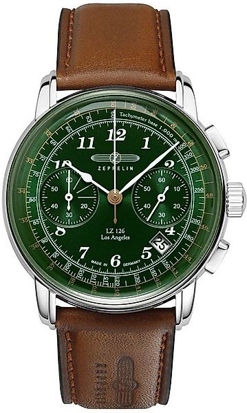 ZEPPELIN Chronograph LZ 126 Los Angeles 7614-4, Armbanduhr, Quarzuhr, Herre günstig online kaufen