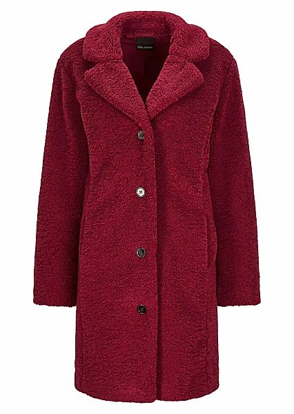 GOLDNER Winterjacke "Kurzgröße Kuscheliger Teddymantel, Reverskragen" Nahtt günstig online kaufen