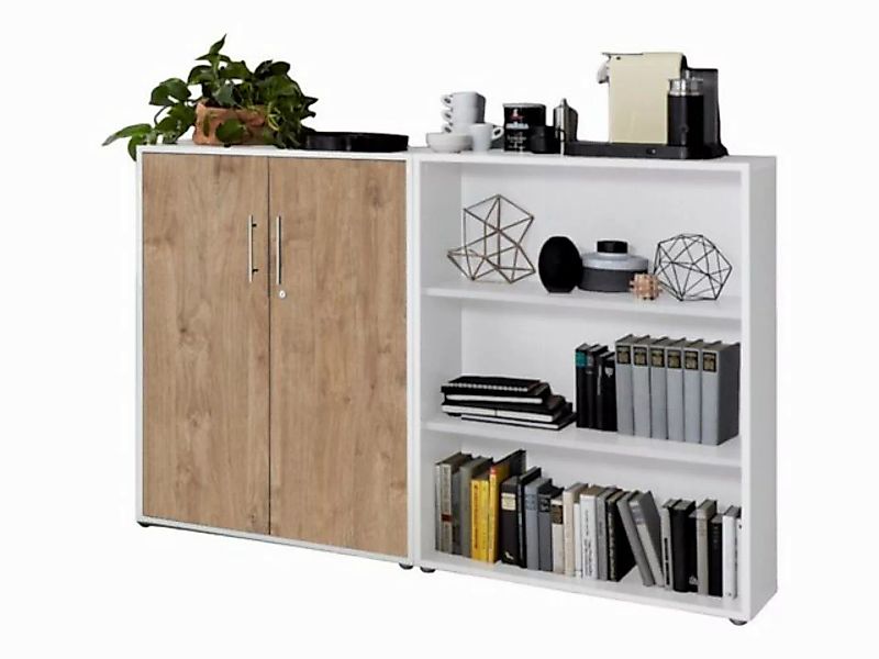 moebel-dich-auf Aktenschrank OFFICE EDITION (Set 1 niedrig, abschließbar, M günstig online kaufen