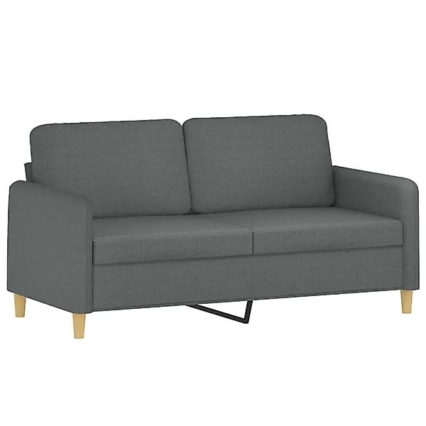 vidaXL 2-Sitzer-Sofa Dunkelgrau 140 cm Stoff 359479 günstig online kaufen