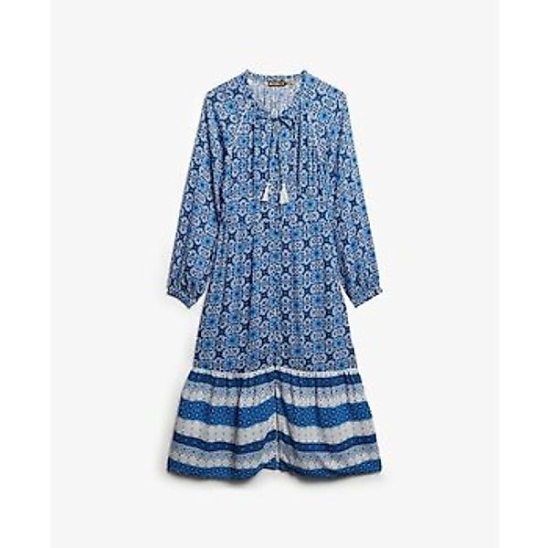 Superdry  Kleider Robe mi-longue imprimée à manches longues femme günstig online kaufen