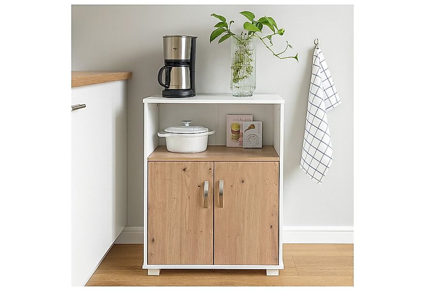 HTI-Living Beistellschrank Küchenschrank Blanca Weiß (Stück, 1-St., 1 Schra günstig online kaufen