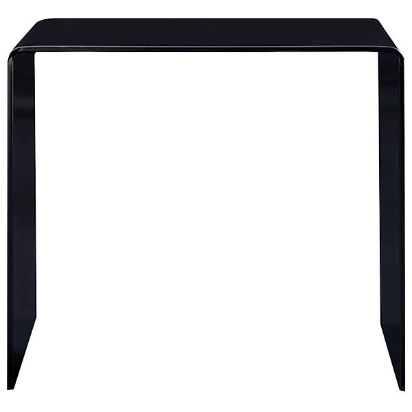 vidaXL Couchtisch Schwarz 50x50x45 cm Hartglas günstig online kaufen