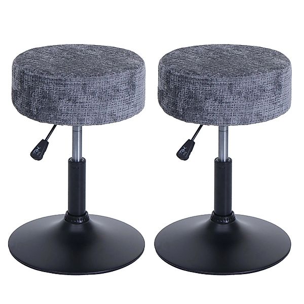 PROREGAL 2er-Set Hocker Höhenverstellbar Und Drehbar Sitzhöhe 45-57cm Durch günstig online kaufen