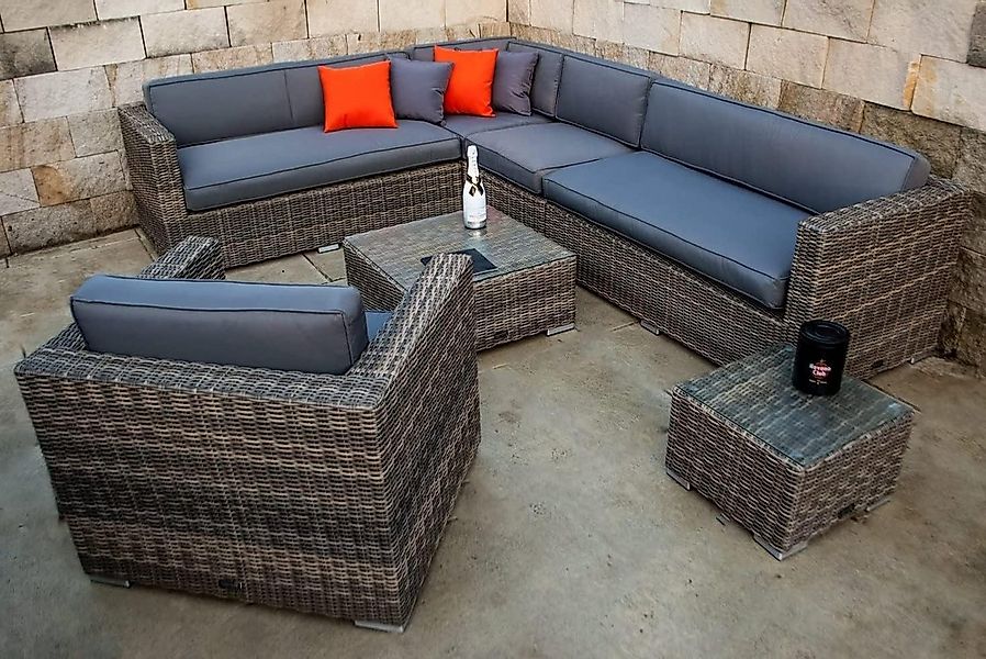Ragnarök Möbel-Design Gartenlounge-Set Lounge Set Narvik, (Set, Ecklounge, günstig online kaufen