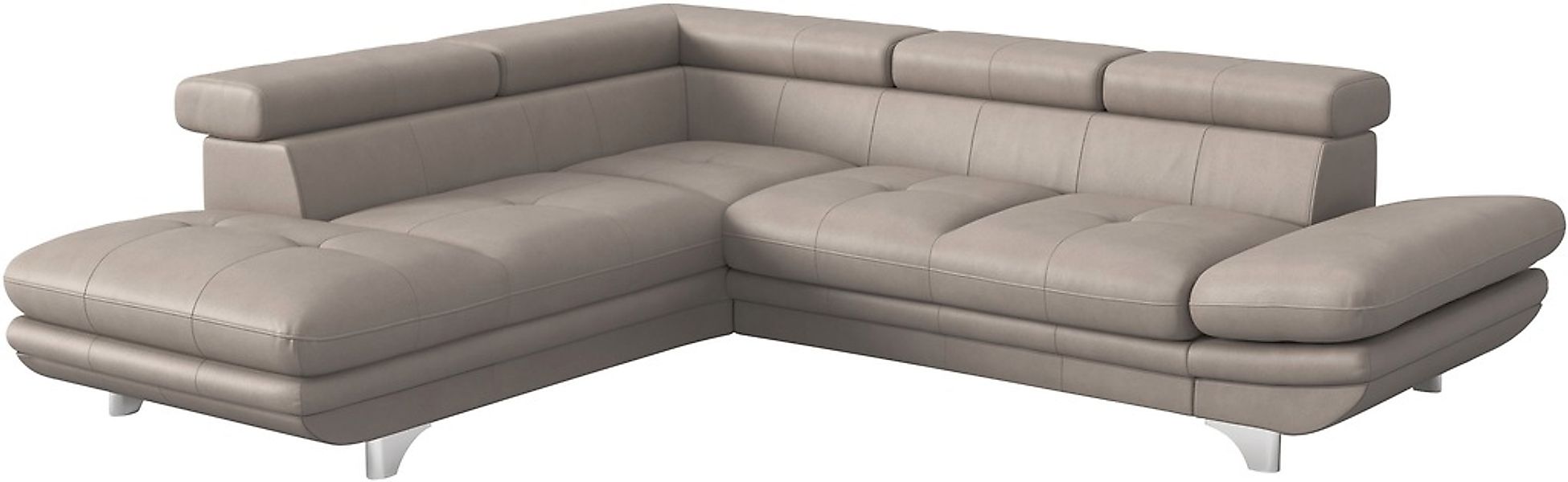 COTTA Ecksofa »Enterprise L-Form« mit Arm- & Kopfteilverstellung, wahlweise günstig online kaufen