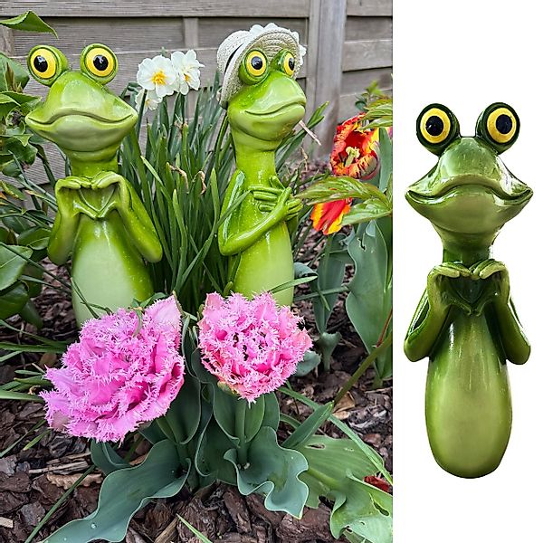Online-Fuchs Gartenfigur Gartenstecker Froschhals, Kopf - günstig online kaufen