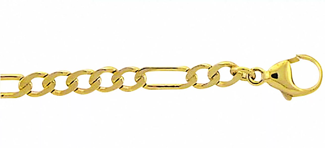 Adelia´s Goldkette "333 Gold Figaro Halskette 45 cm Ø 4 mm", Goldschmuck fü günstig online kaufen