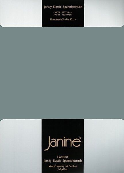 Janine Janine Spannbetttuch Elastic-Jersey 5002 mineralgrün (650) Größe:  6 günstig online kaufen