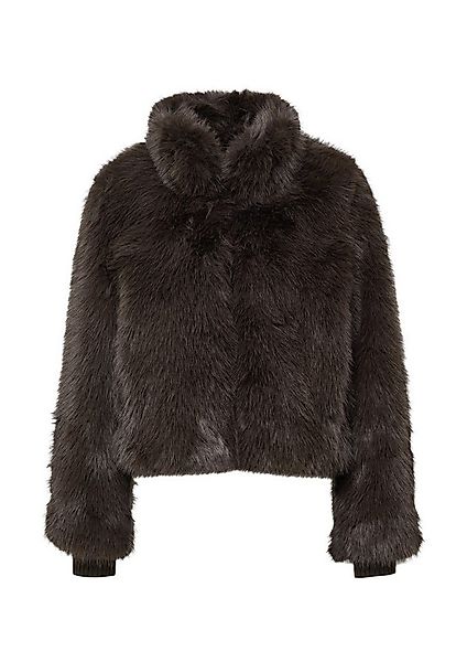 comma Funktionsjacke Outdoor-Jacke Kurze Kunstfelljacke mit Eingrifftaschen günstig online kaufen