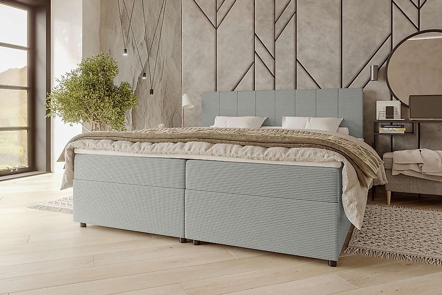 99rooms Boxspringbett Kira (Schlafzimmerbett, Bett), 140/160/180x200 günstig online kaufen
