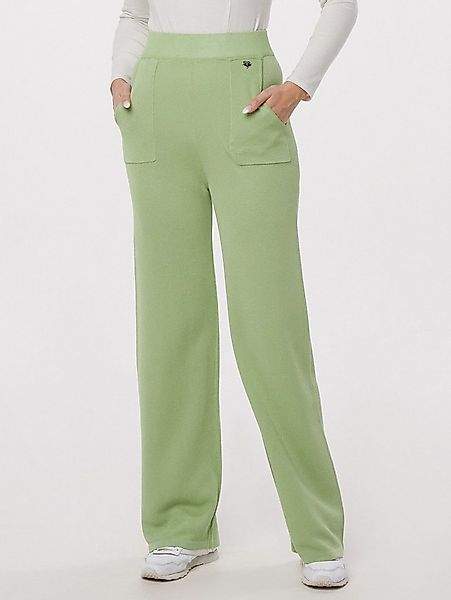 MONACO blue WEEKEND Relaxhose Palazzohose Weit im Strukturstrick günstig online kaufen